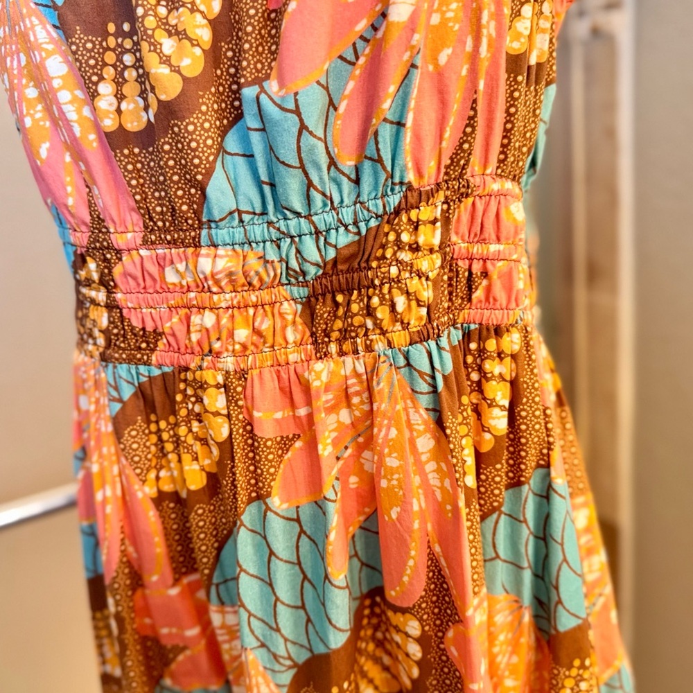 CLEOBELLA Jolene Smocked Ankle Maxi Midi Dress 100% GOTS Organic Cotton NEW - Picture 9 of 15